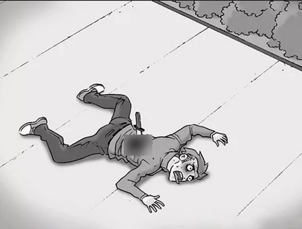 无声漫画:男孩的影子突然原地不动,却不知道这是在预测自己的将来!