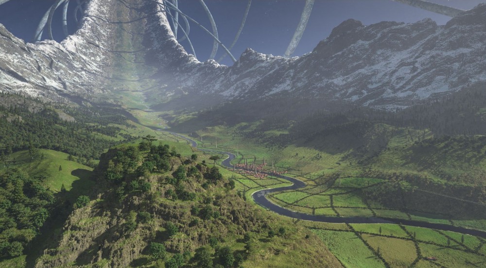 最脑洞科幻作品:地球附近出现100公里巨大环形世界,可申请绿卡