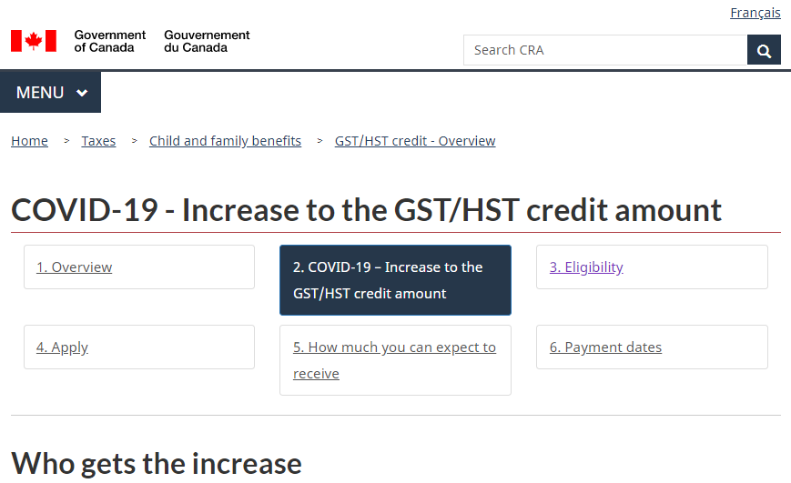 4月9日 可领特别增额的gst Hst退税 腾讯新闻