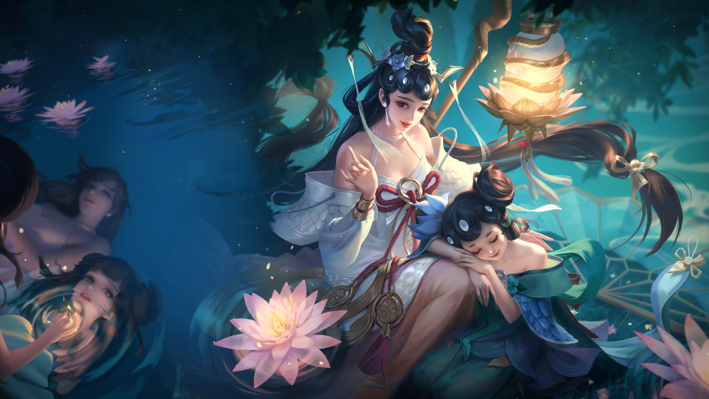 大乔:注意敌方刺客位置,用一技能保护队友,二技能放逃跑路径上