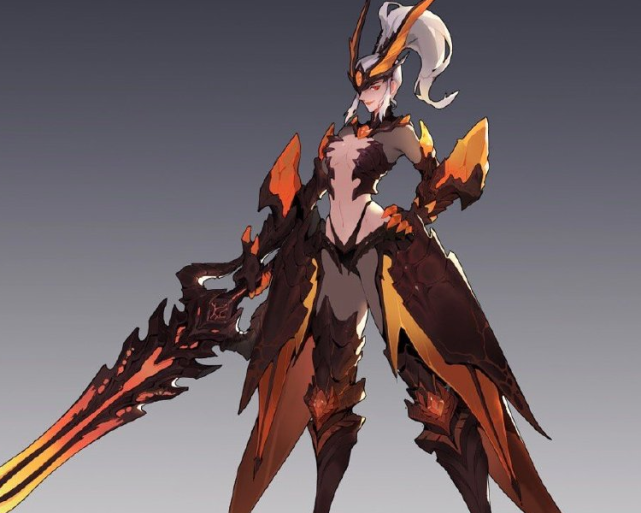 花木兰水晶猎龙者早期设计稿曝光看到当初模样这才是木兰该有的样子