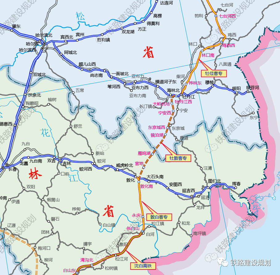 敦化至牡丹江高铁即将提上建设议程初步线路方案出炉
