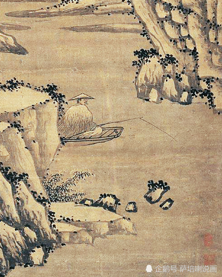 将生命奉献给艺术,一生不走仕途路,明代沈周绘《寒江独钓》