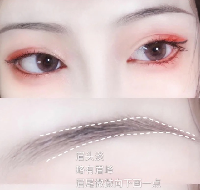 古风眉形合集 适合穿汉服的仙气妆容 眉形 眉毛 妆容 汉服 画眉