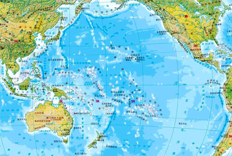 加里曼丹岛,新几内亚岛等,而岛屿四周几乎都是浅海环境的大陆架,所以