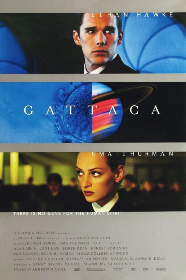 1987年的科幻电影《gattaca》,国内译为《千钧一发》,讲述当人类将
