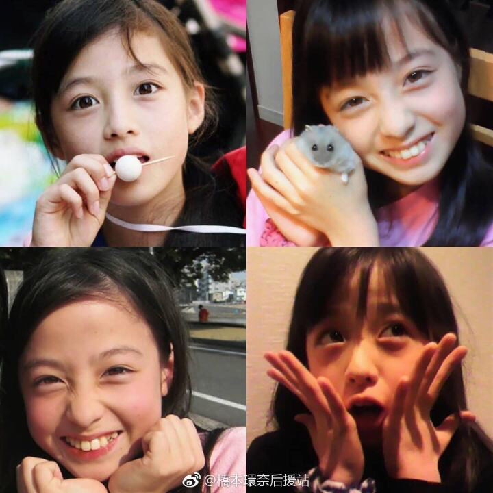桥本环奈的脸很精致,在一众美少女中十分出挑,而且桥本环奈小时候的颜
