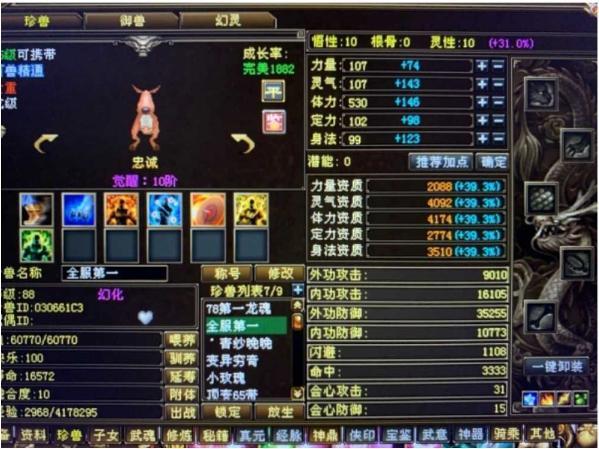 在老《天龙八部》江湖,玩家们的珍兽宝宝,基本都是从玄武岛和圣兽山