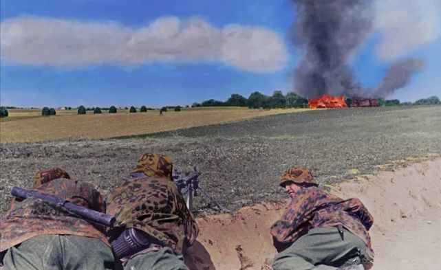 精选一组二战期间德国的彩色高清照片虎式重型坦克等