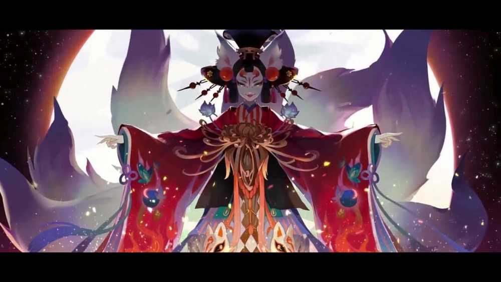 日本民间妖怪传说九尾狐玉藻前