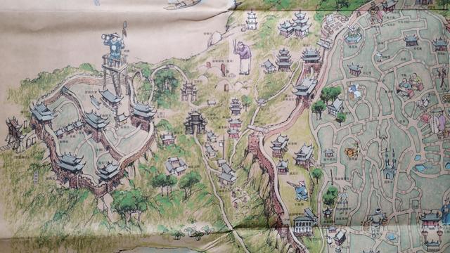 重庆佛图关老地图