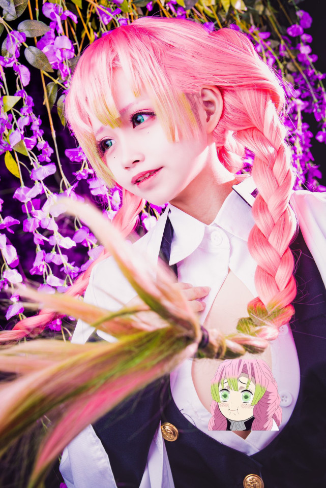 蛇柱那么喜欢恋柱了|恋柱|鬼灭之刃|蛇柱|甘露寺蜜璃|cosplay|小姐姐