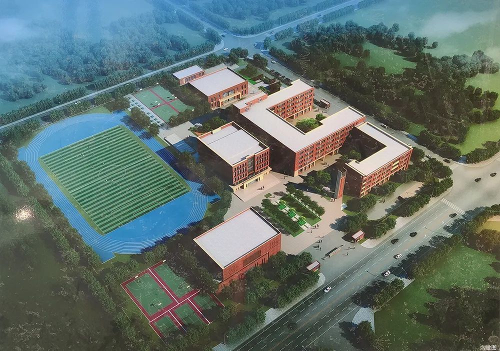 淄博新区又一所中学开工建设效果图长这样
