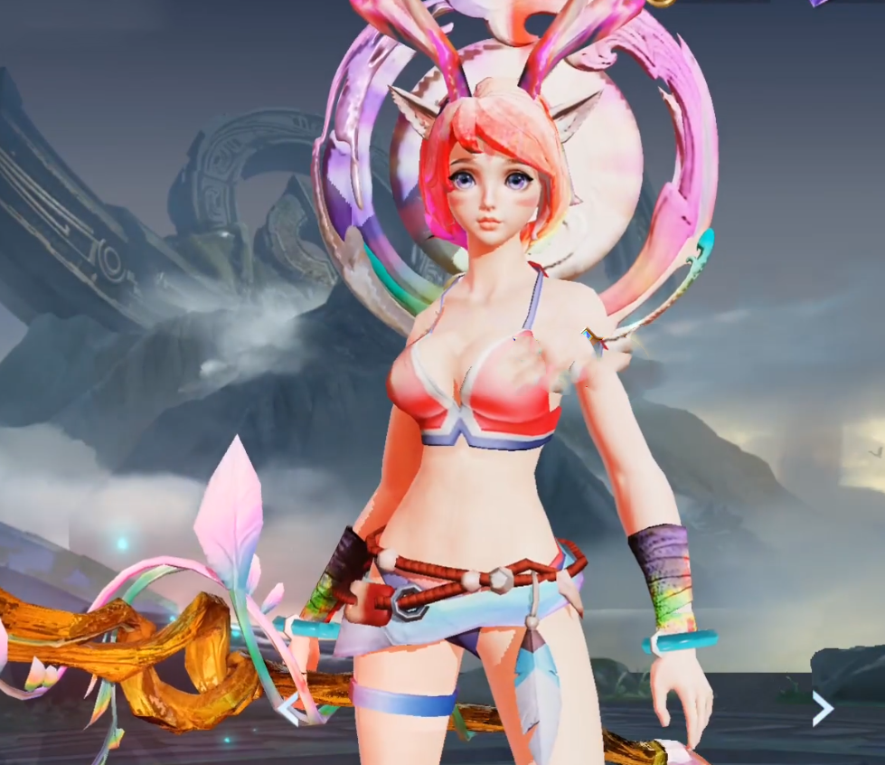 玩家自制瑶九色鹿皮肤,看到出场背景特效后,堪比五岳限定皮肤_腾讯新