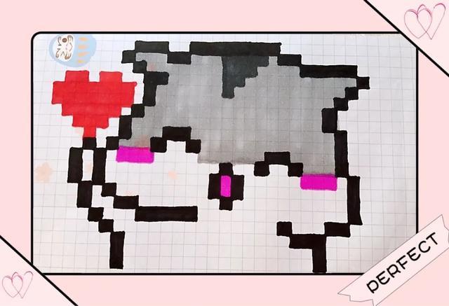 可爱萌宠像素画