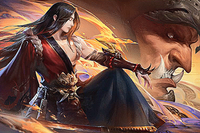 橘右京修罗早期设计稿曝光,看到当初的模样,这才是强者该有的样子