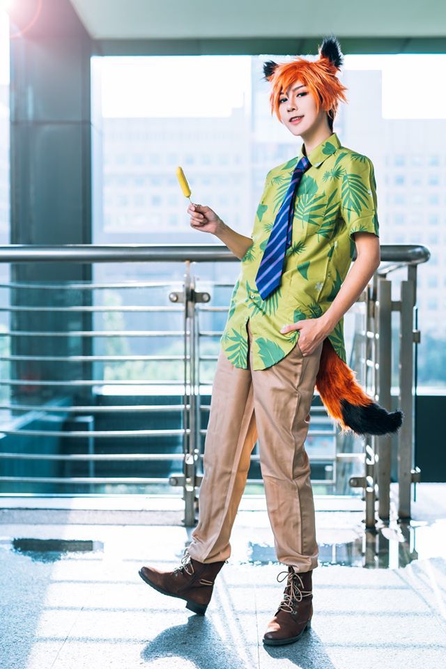 小姐姐cos狐尼克这帅气程度简直可以c位出道了