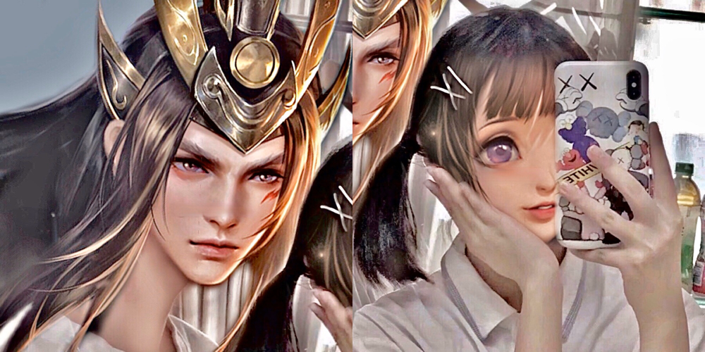 王者情侣换头头像阿离老虎青春洋溢西施曜最萌身高差瑶情头暗藏玄机