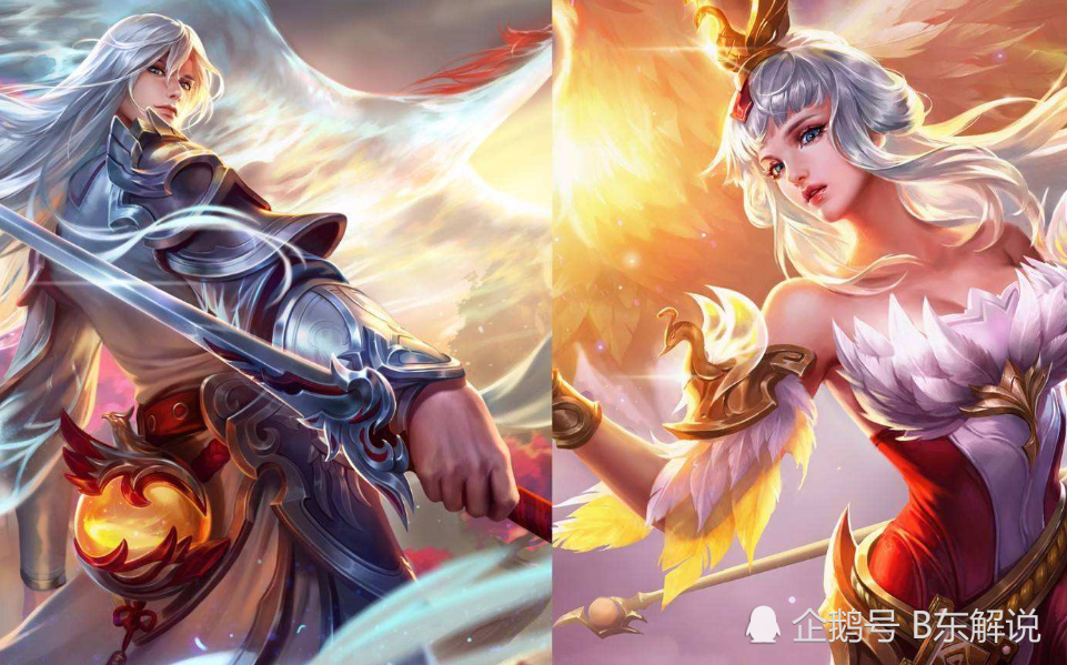 峡谷非官方的人气cp亚瑟安琪拉李白王昭君这两不知道怎么凑一起的