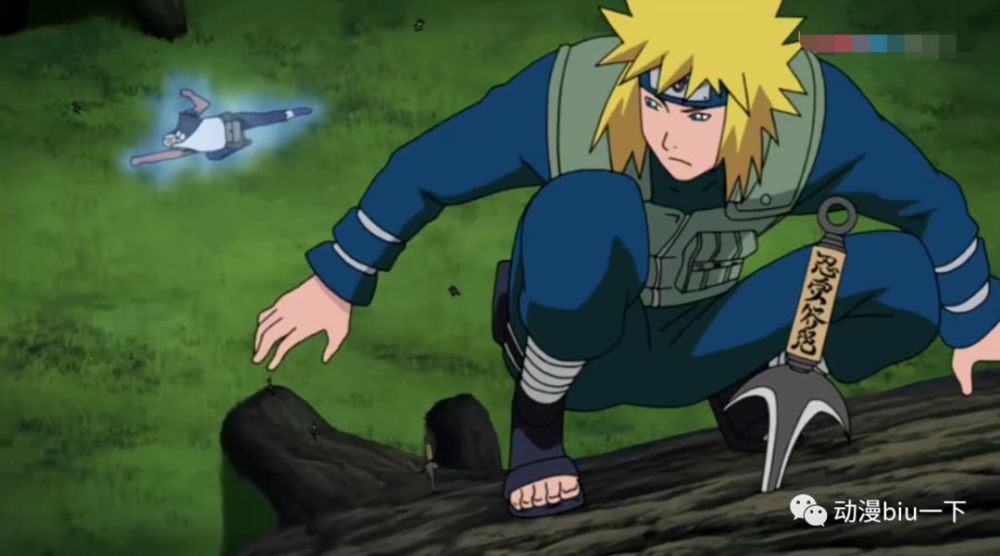 四代火影波风水门——飞雷神苦无通灵兽是猴子,武器是棒子,可见岸本