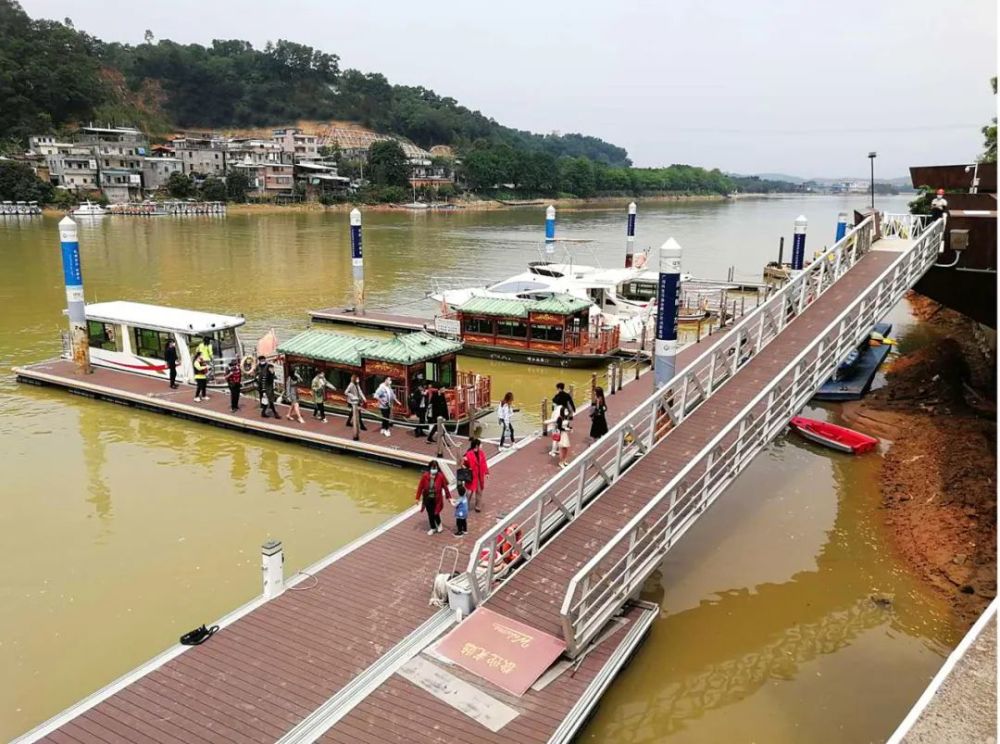 码头正式复工 街坊们可以乘船游览增江秀色 开启春已至,增城暖的水上