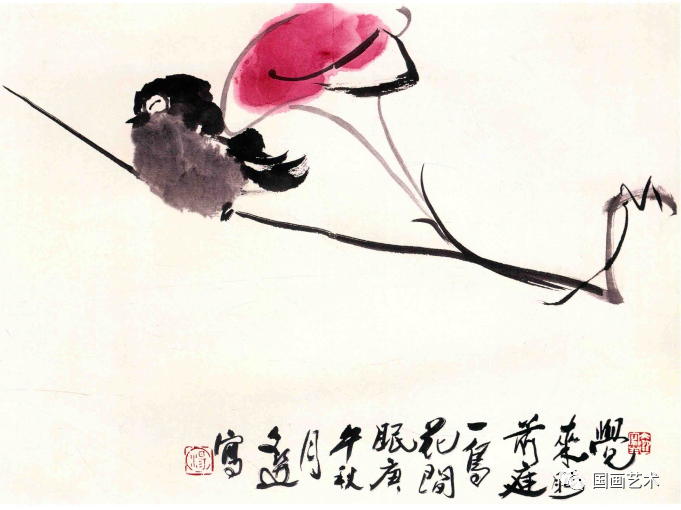 汤文选写意花鸟欣赏