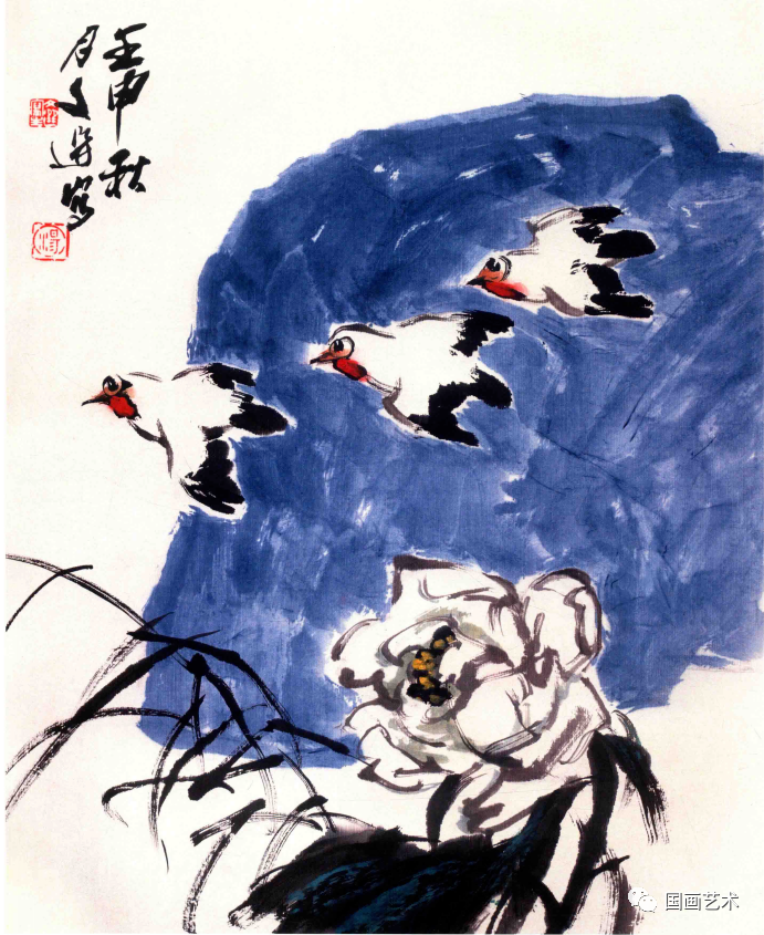 汤文选写意花鸟欣赏