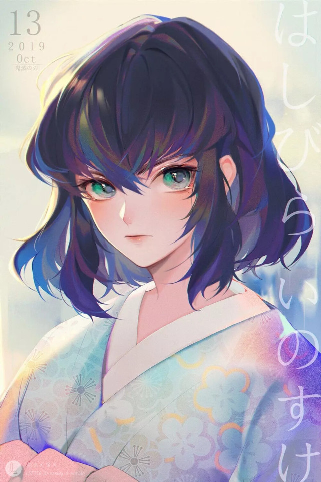 《鬼灭之刃》换上传统和服,猪猪仍旧是美少年,女装图才是重点