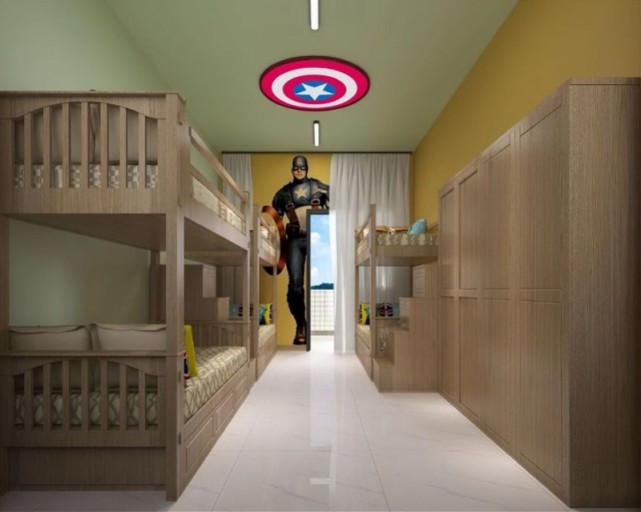 省实白云实验学校小学部学生宿舍.学校供图