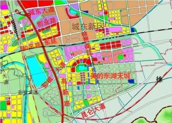 徐州东湖规划图图片