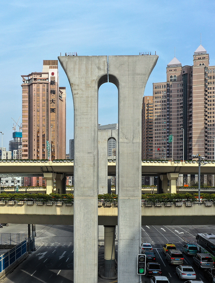 北横通道天目路立交图片