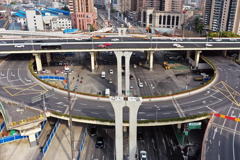 北横通道天目路立交图片