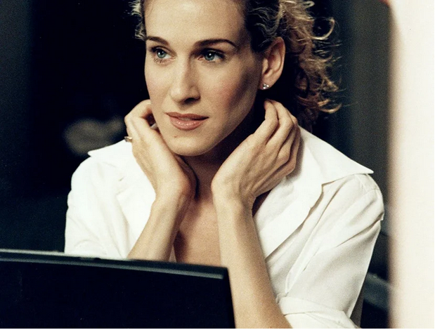 《欲望城市》carrie bradshaw,在家办公居家时髦的穿搭范本