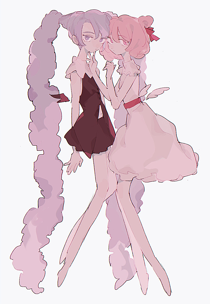 恋爱相交心粉色系的甜蜜p站美图画师推荐