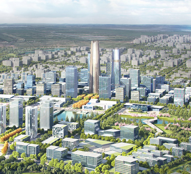 南汇临港未来地标建筑的高度100米200米386米