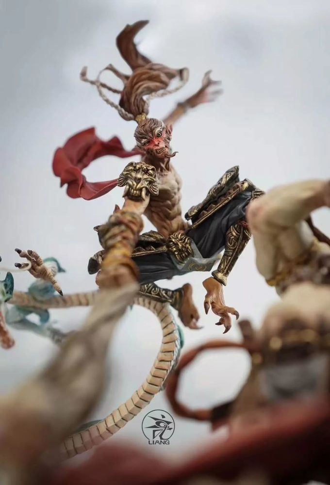 傀儡师逗鱼通天河袁星亮作品欣赏
