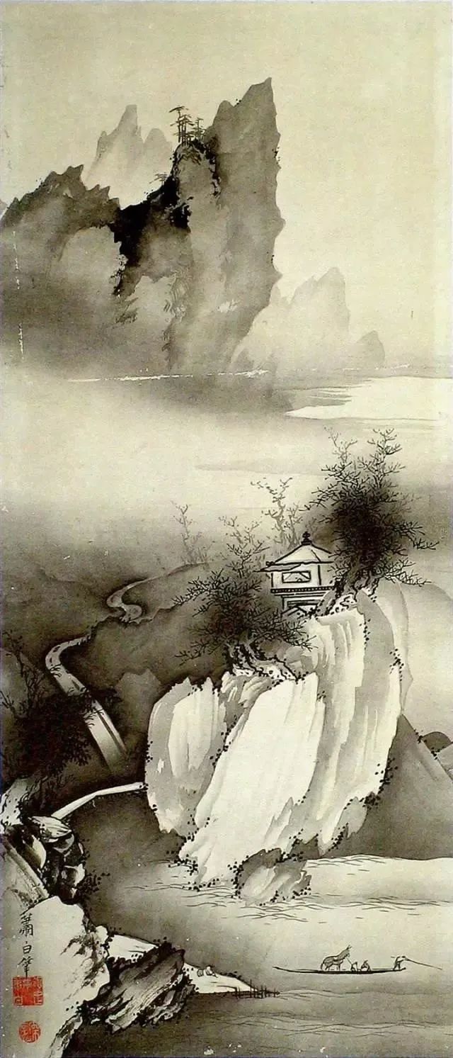 日本大师水墨画有味道