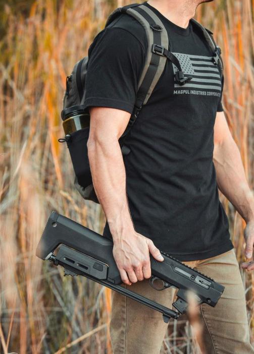 美国公司推出的新型枪托,可让卡宾枪轻松装入背包,托腮板底下藏着秘密