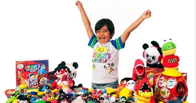 全球最赚钱的网红up主8岁的美国男孩ryan瑞恩千万粉丝年入数亿