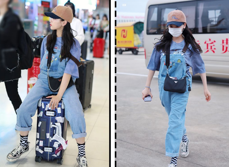 千万不要小瞧背带裤,"棠雪"全靠它成功撩汉