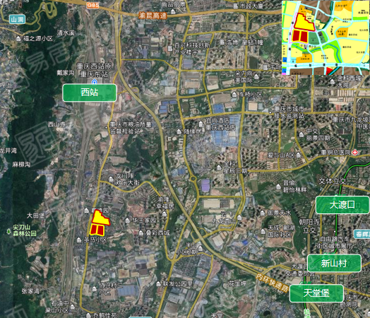 九龙坡区中梁山组团g分区g14-5-1/06地块,g16-2/07地块,g16-1/07地块