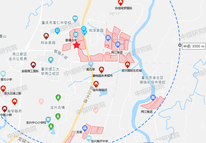 两江置业16.75亿溢价斩获重庆龙兴378.5亩宅地
