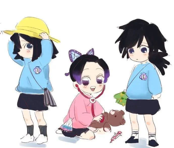 鬼灭之刃:鬼灭学园可爱学生与幼稚园小朋友们_腾讯新闻