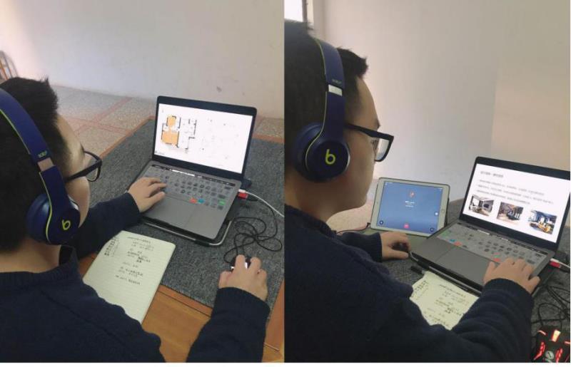 武汉高校学子在空中课堂参加"云投标"