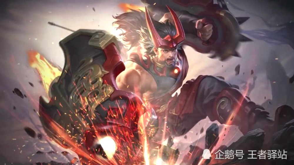 王者荣耀廉颇重做技能解析自带大闪全新实战特效展示
