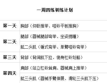 为你打造的高效全身力量训练方案,一周四练锻炼你的快缩肌纤维