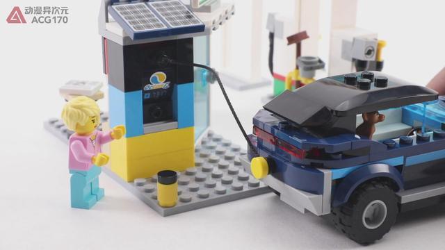 乐高积木城市60257车辆服务站图文评测