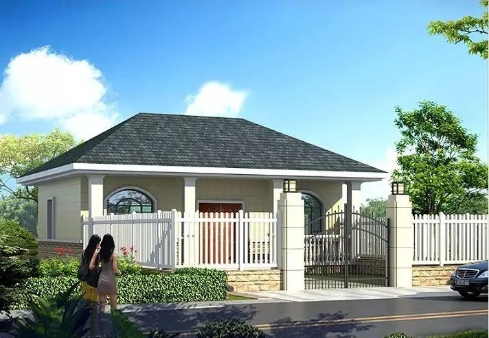 美哭了8款一层别墅有院子带车库给父母养老无可挑剔