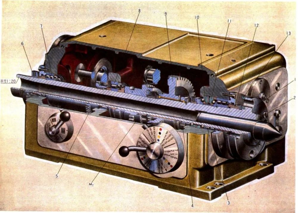 我拆了一台ca6140然后我又画了19台