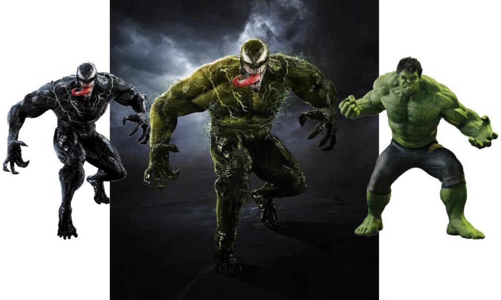 毒液与浩克毒液拥有着多种能力,比如改变身体状态,自愈等等,但他却